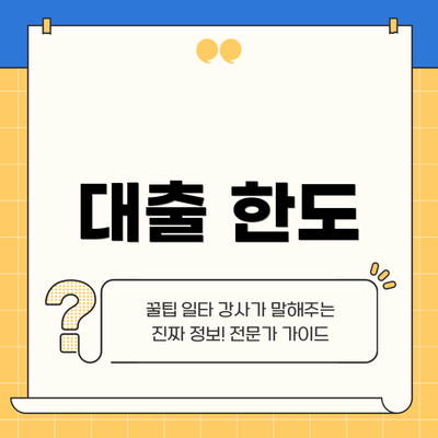 대출 한도