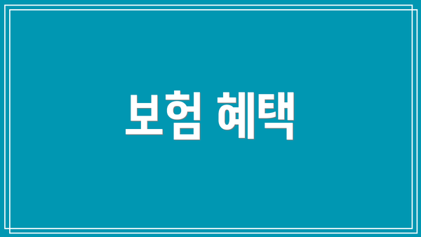 보험 혜택
