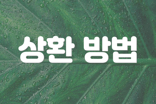 상환 방법