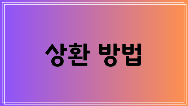 상환 방법