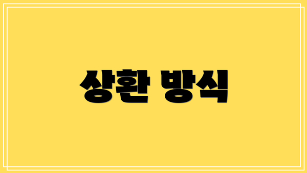 상환 방식
