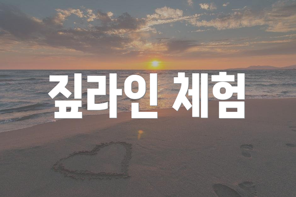짚라인 체험