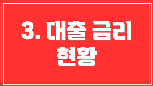 3. 대출 금리 현황