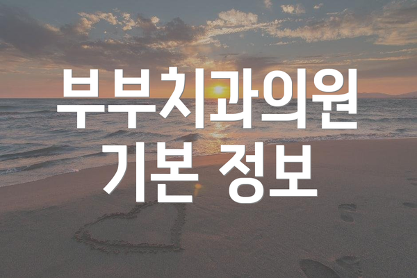 부부치과의원 기본 정보
