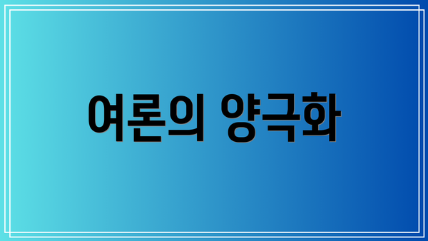 여론의 양극화