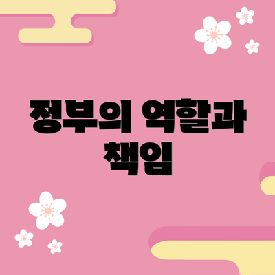 정부의 역할과 책임