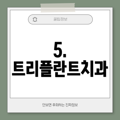 5. 트리플란트치과