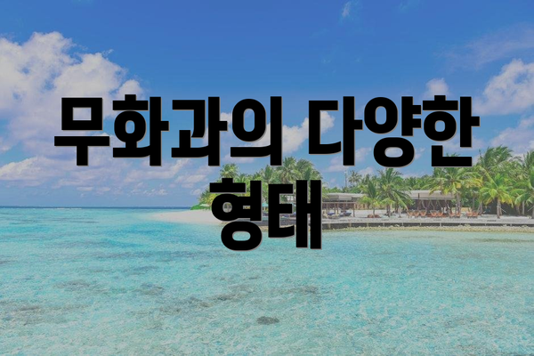 무화과의 다양한 형태