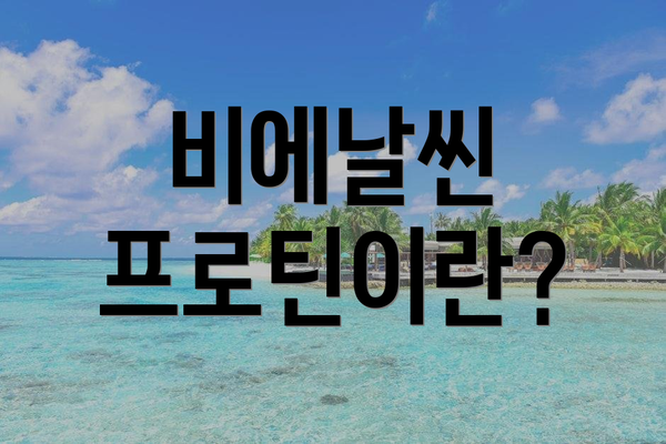 비에날씬 프로틴이란?