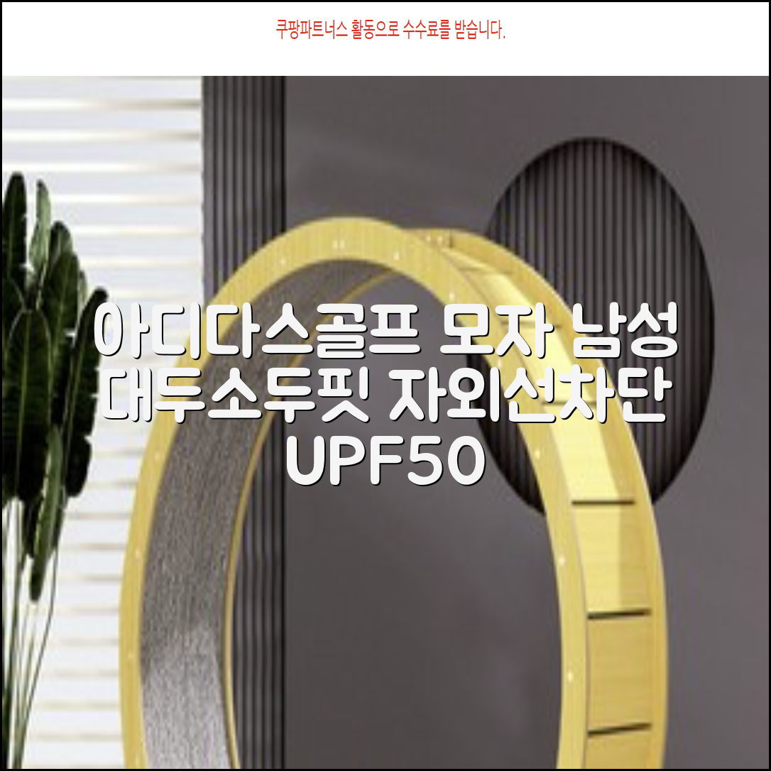 아디다스골프 정품 골프모자 남자 대두 스포츠 자외선차단 소두핏 볼캡, 남성, IN2697 화이트, 1개 추천 리뷰
