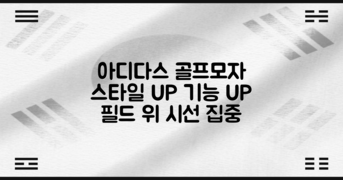 아디다스 골프모자, 스타일과 기능