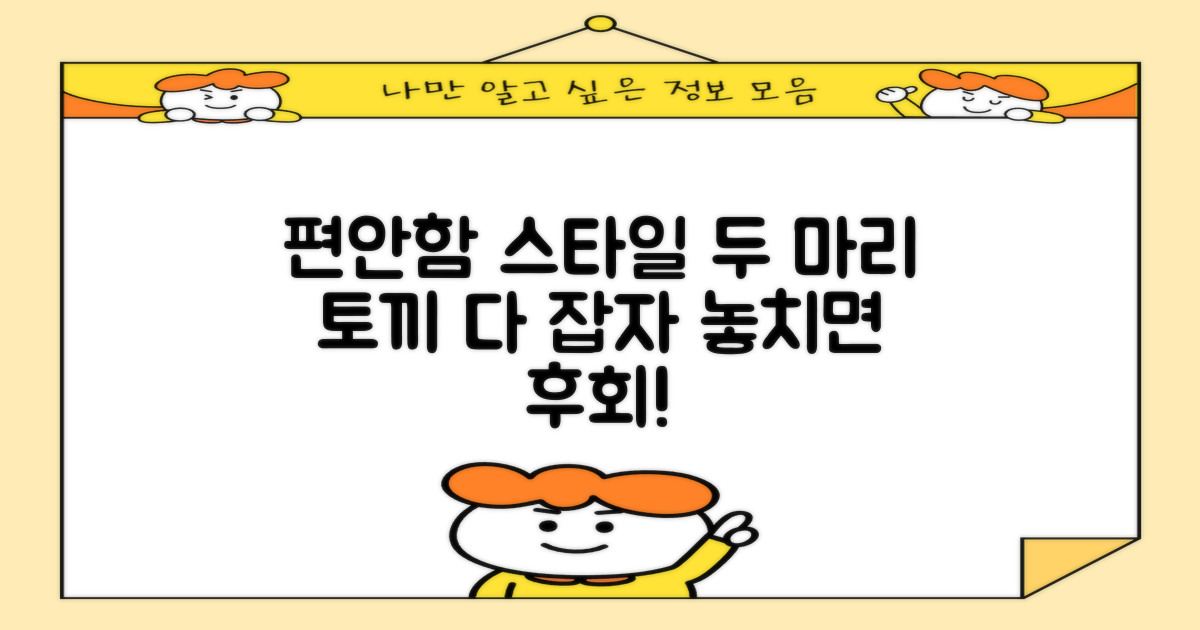 편안함과 스타일, 두 마리 토끼