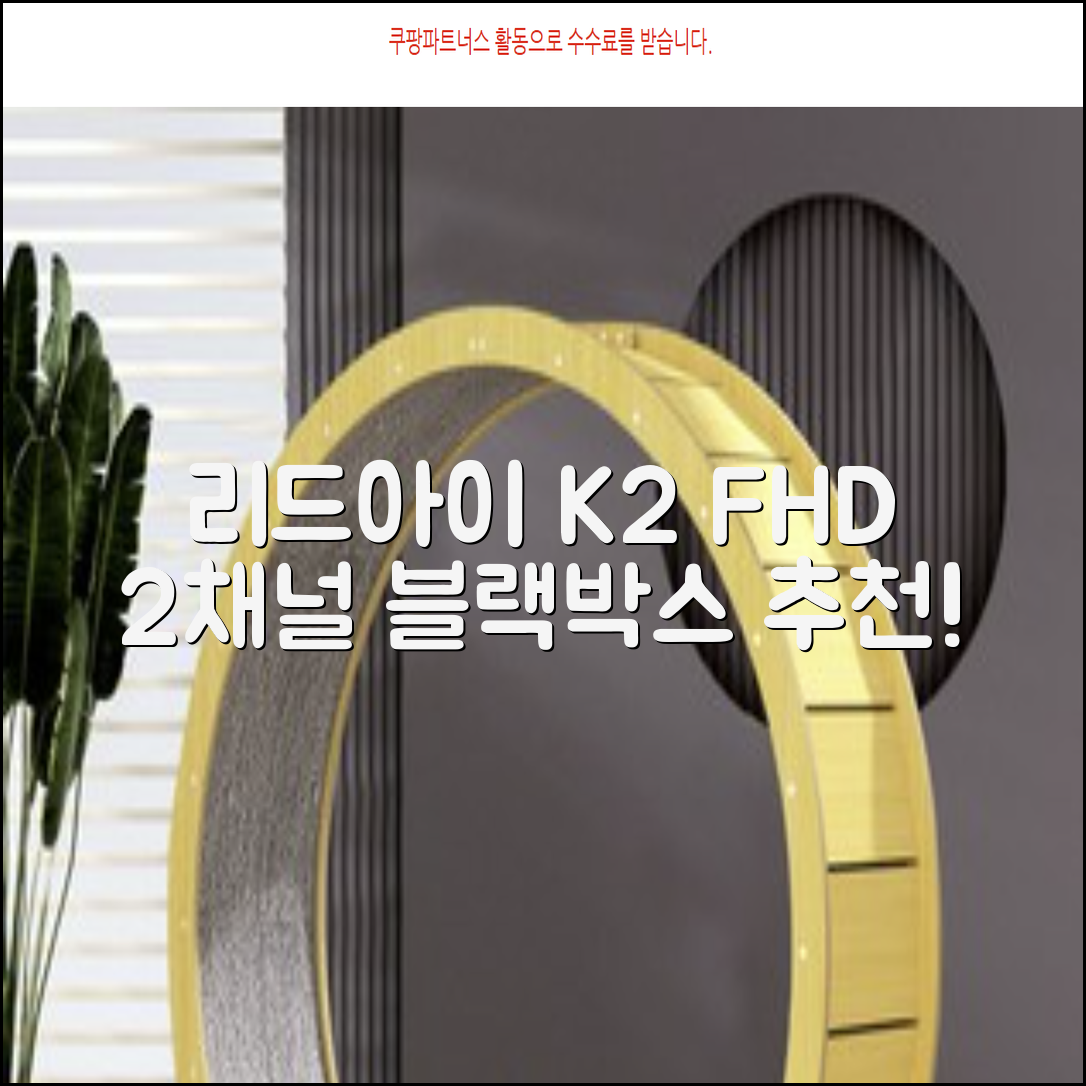 리드아이 와이파이 커넥티드 FHD HD 2채널 블랙박스 K2, 32GB, 전방카메라 + 후방카메라 + 거치대 + 메모리카드 추천 리뷰